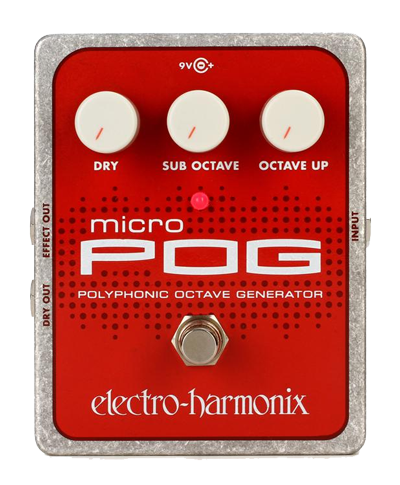 Electro-Harmonix Micro POG Polyphonic Octave Generator Guitar Effects Pedal