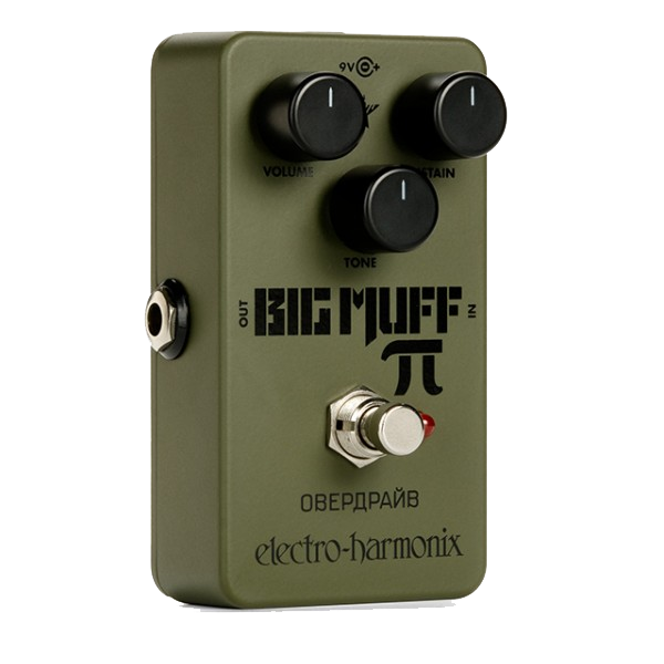 Electro-Harmonix EHX Green Russian Big Muff Distortion/Sustainer Guitar Effects Pedal