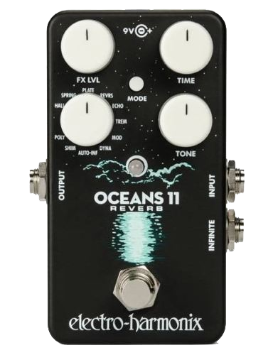 Electro-Harmonix EHX Oceans 11 Reverb Guitar Effects Pedal