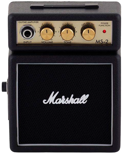 Marshall Micro Amp in black.