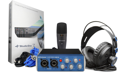 PreSonus Audiobox USB96 Studio USB Audio Interface with Mic & Headphones