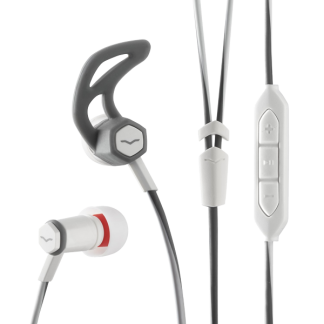 V-MODA Forza In-Ear Hybrid Sport Headphones – Black, With Built-In Mic – FRZ-I-Black