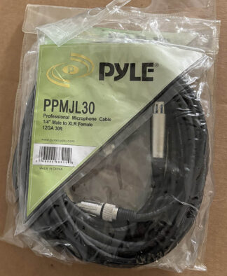 Pyle PPMJL30 1/4″ Male to XLR Female 30 feet 12GA Microphone Cable