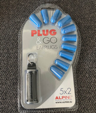 Alpine 5×2 Hearing Protection Plug & Go 10 Earplugs Set