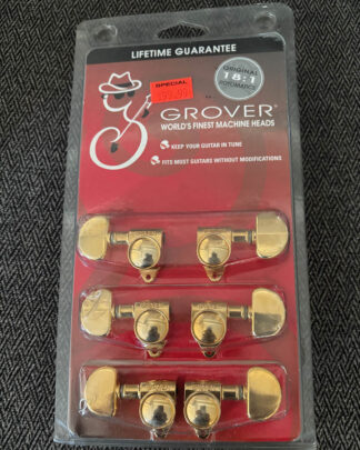 Grover 102-18G Guitar 18:1 Machine Heads Set Tuning Pegs Gold