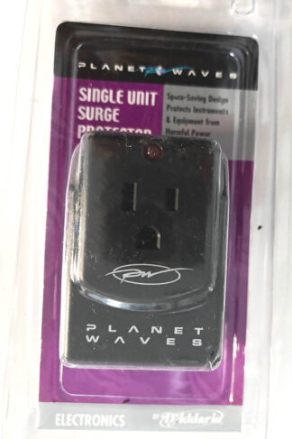 Planet Waves Single Unit Surge Protector for One 1 Plug Outlet