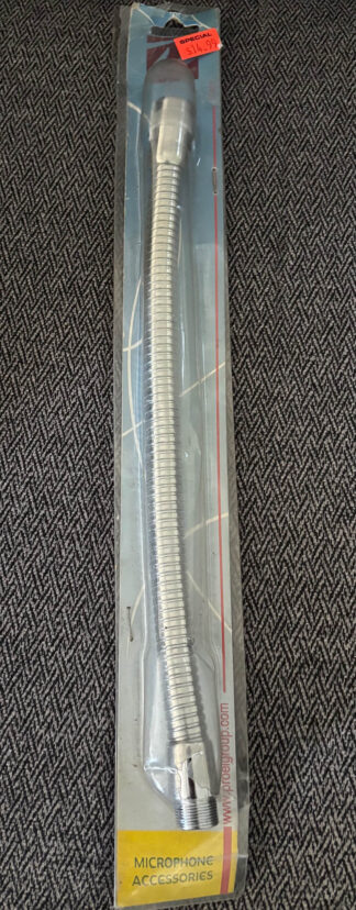 Proel MC312 12″ inch Gooseneck Mic Microphone Extension (Silver/Chrome)