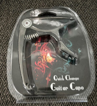 Quick Change Guitar Capo Rock Music (Black)