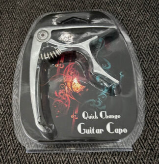 Quick Change Guitar Capo Rock Music (Silver)