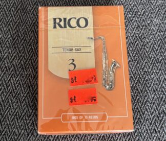 Rico D’addario Tenor Sax 3 Strength Saxophone Box of 10 Reeds