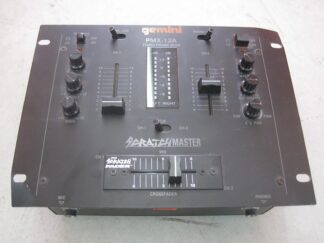 Gemini PMX-12A Stereo PreAmp DJ Mixer 2-channel ScratchMaster PMX12A
