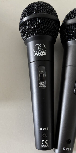 AKG D72S Dynamic Microphone with On/Off Switch